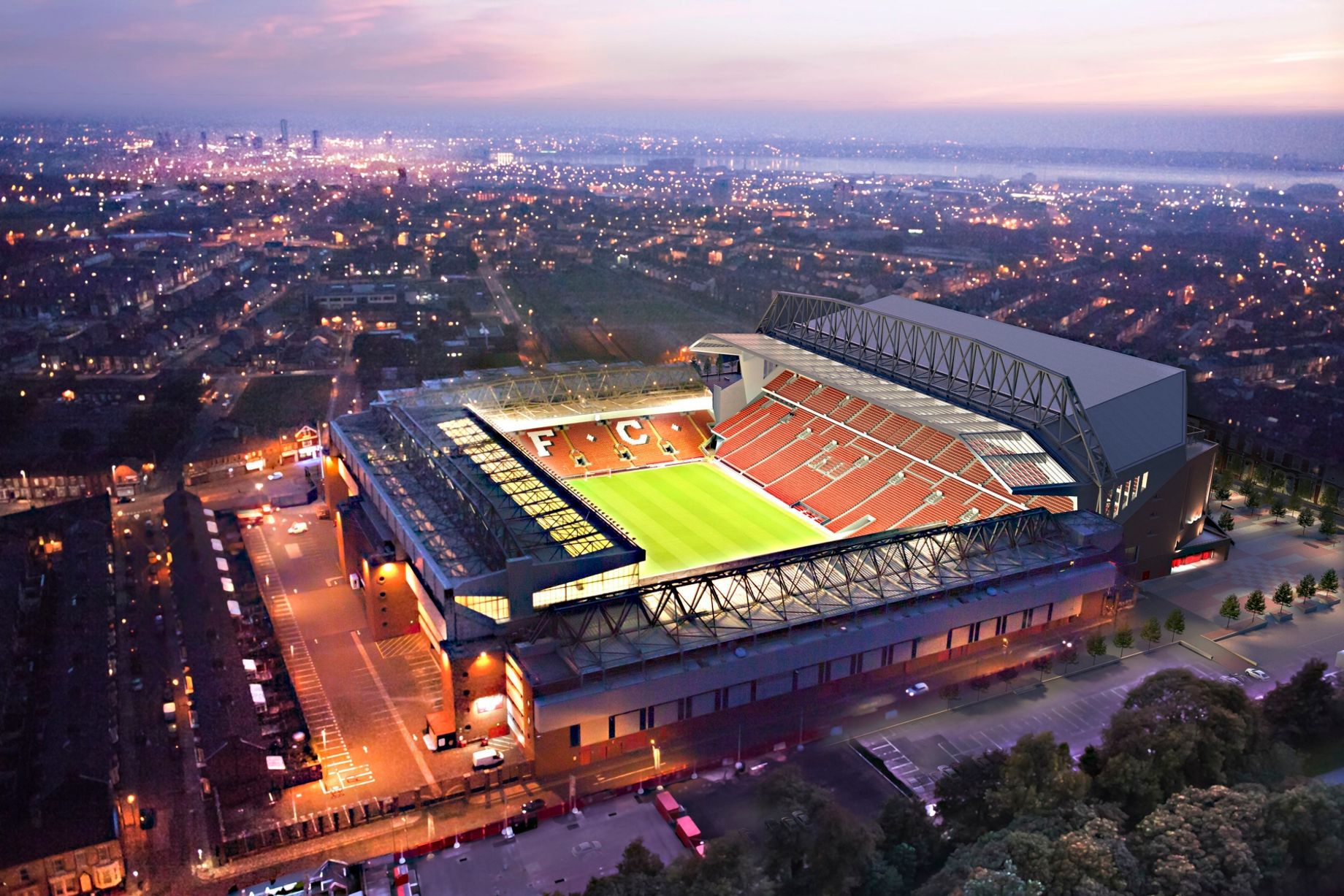  Liverpool FC's Anfield stadium through the ages - Liverpool Echo Bildidee 