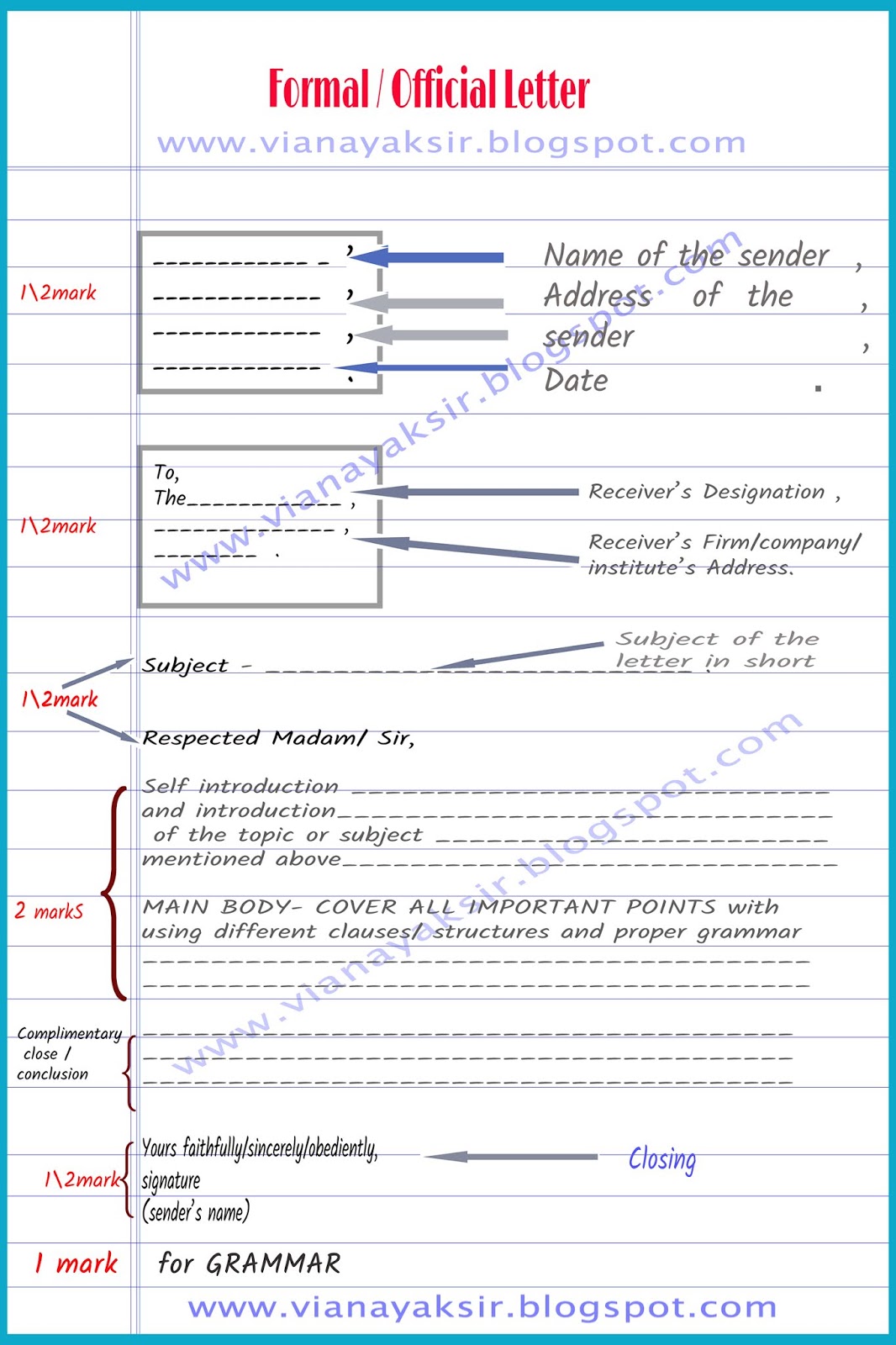  How To Write A Formal Letter Format Motiv 