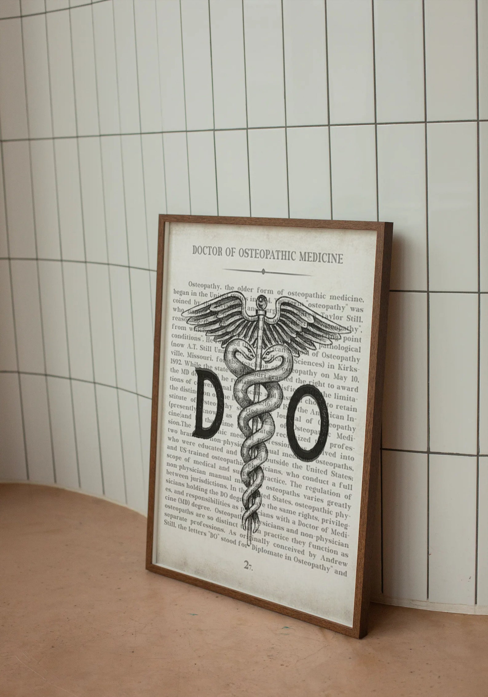  Doctor of Osteopathic Medicine DO Art Print Doctor of - Etsy 