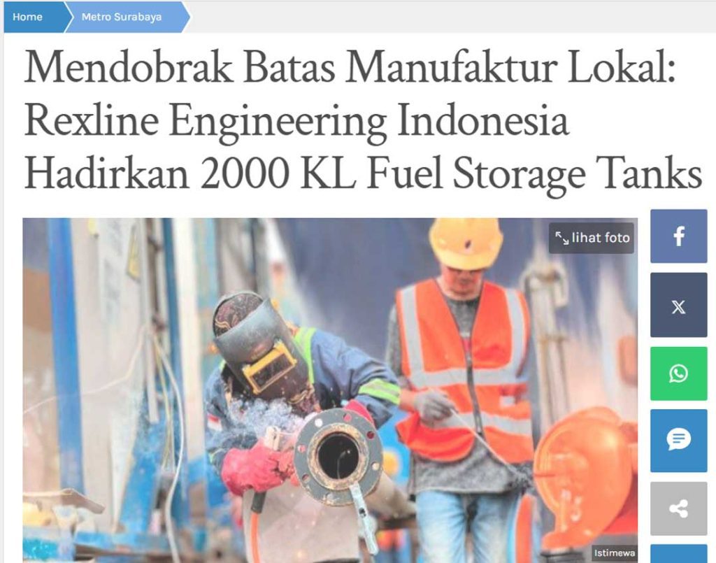  Mendobrak Batas Manufaktur Lokal: Rexline Engineering Indonesia Bildidee 