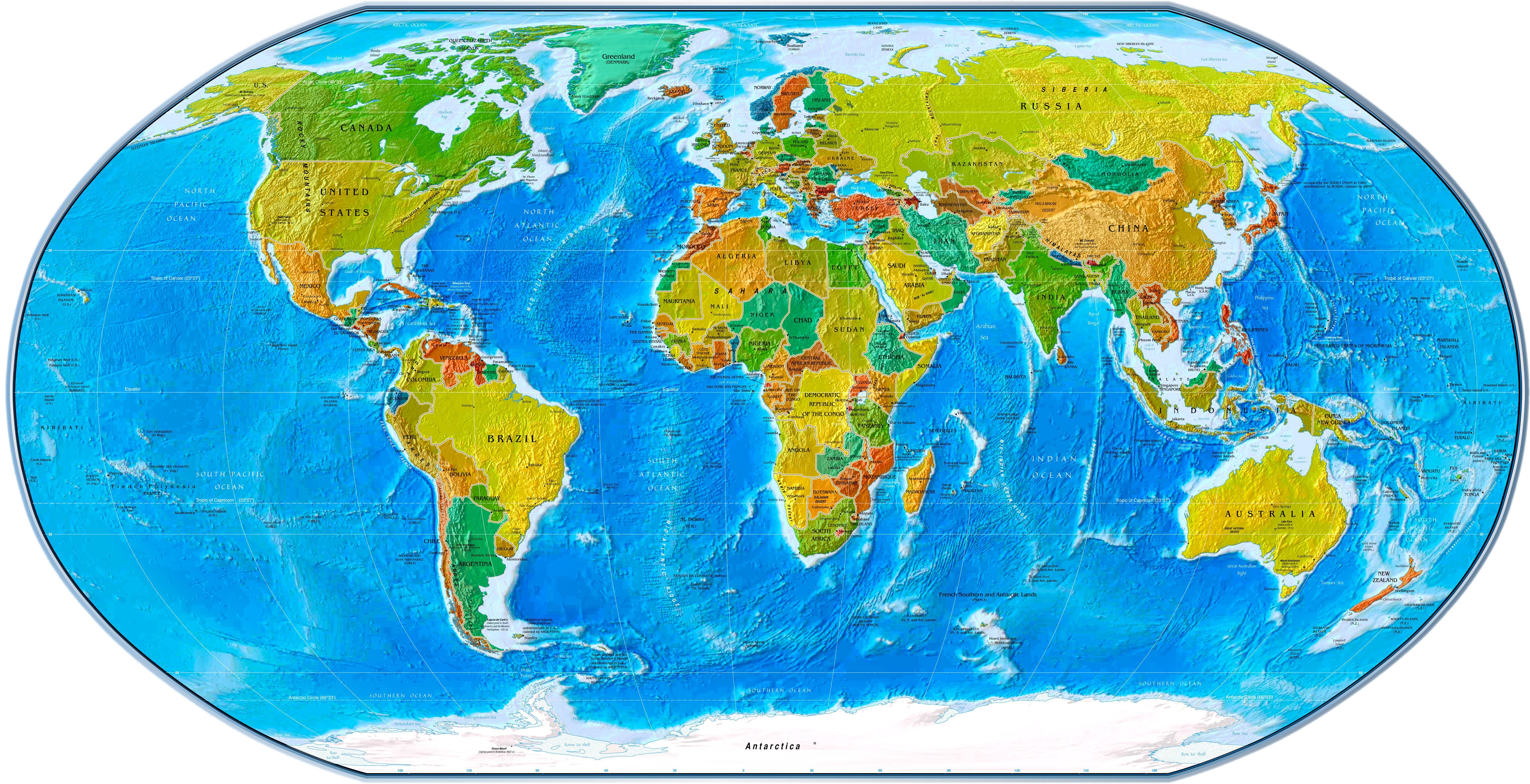  World Map Clip Art 