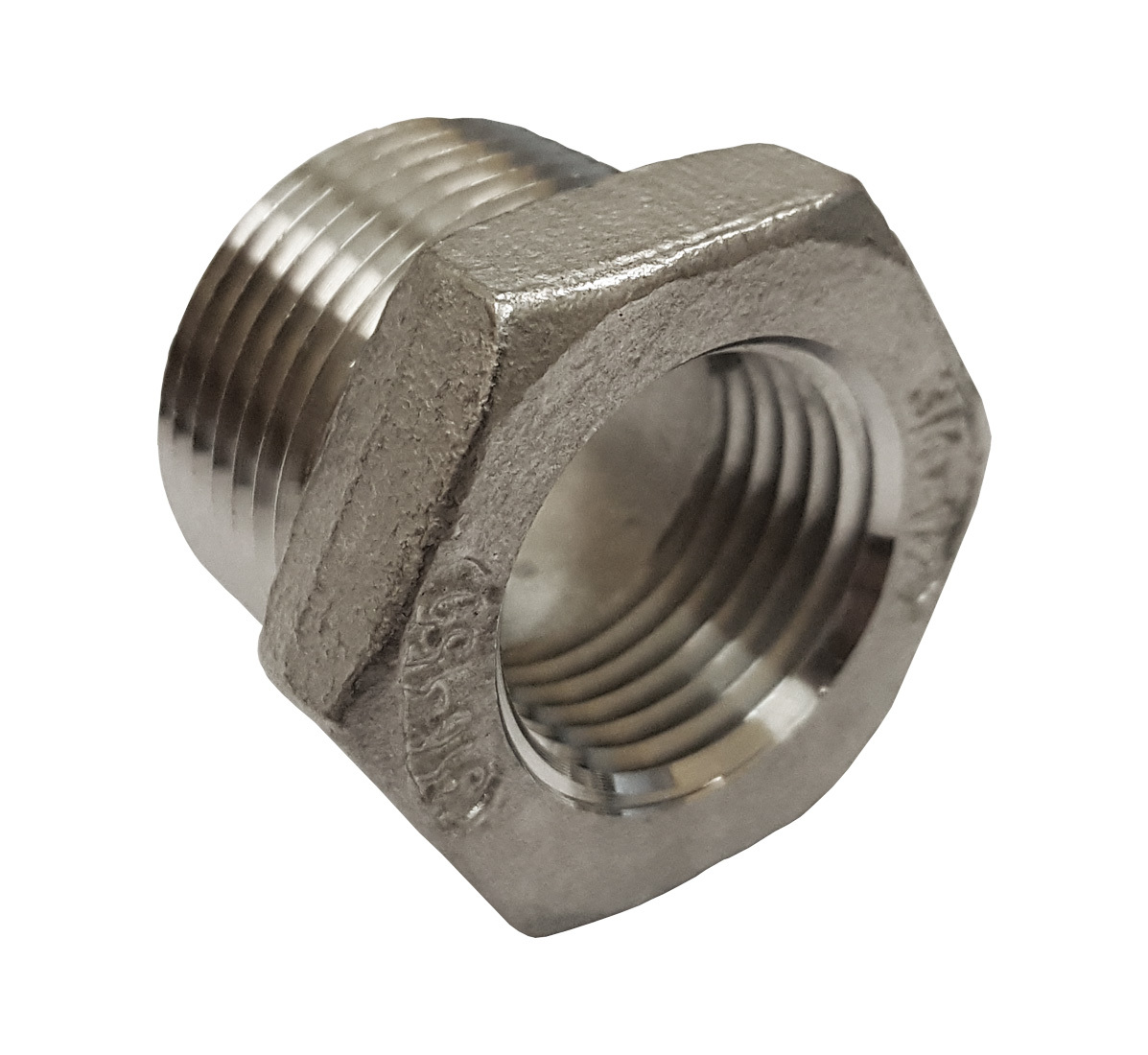  6505-06-06 Hydraulic Fitting 3/8 Female JIC Swivel X 3/8 Male Pipe Illustration 