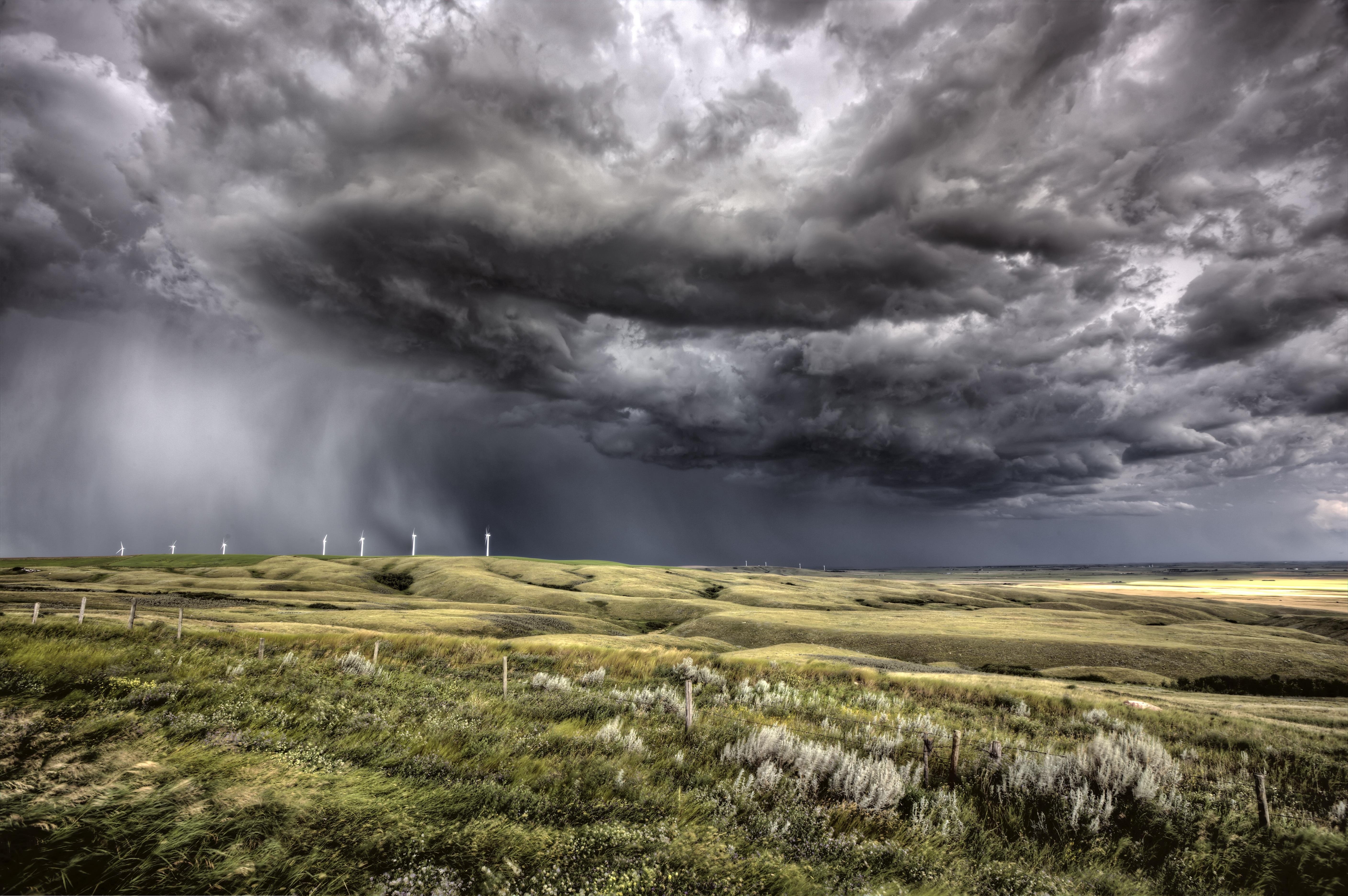  storm, Weather, Rain, Sky, Clouds, Nature, Landscape Wallpapers HD Illustration 
