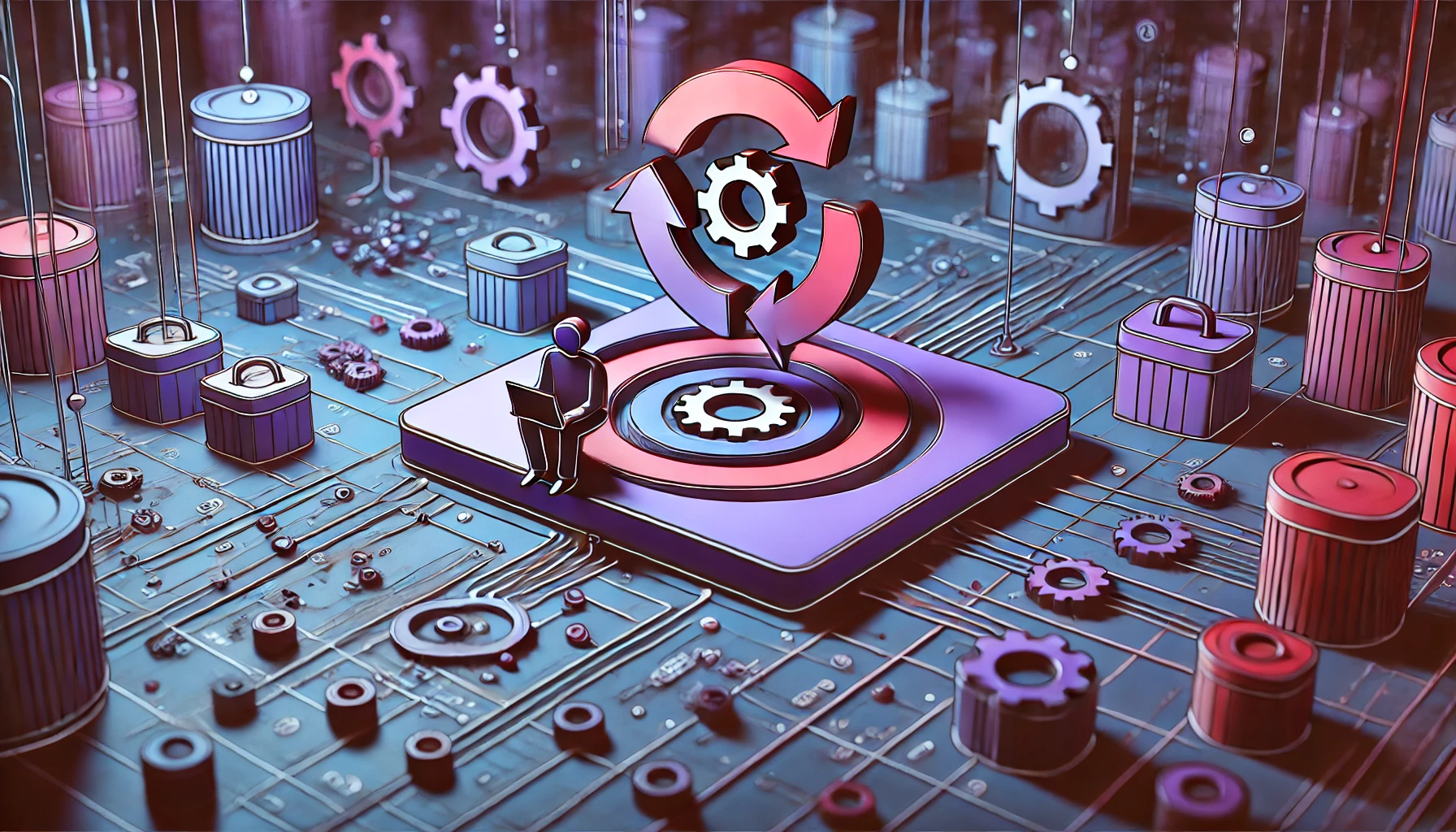  Setting Up Workflows with Automation Software - Bizcraftr Illustration 