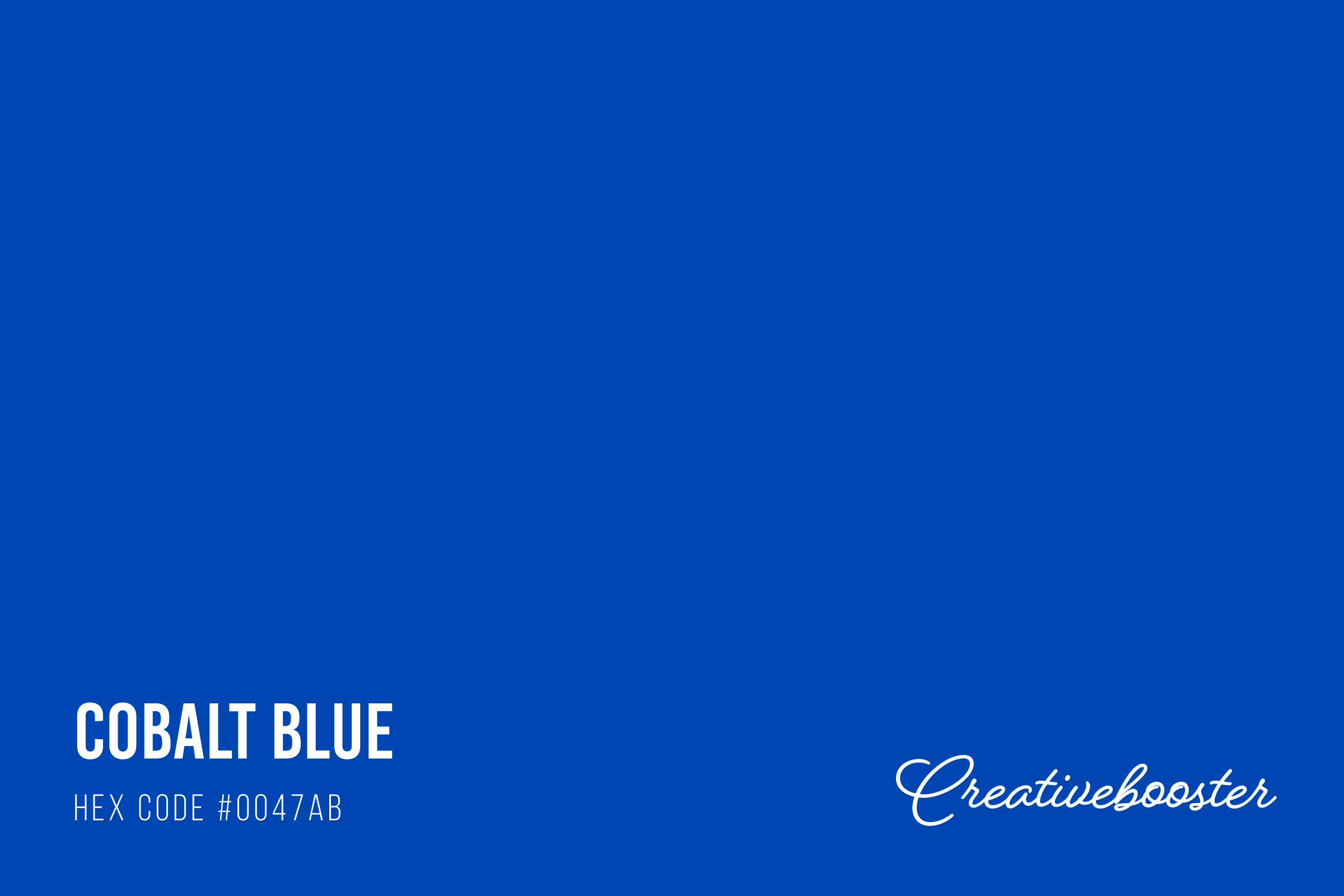  All About Color Cobalt Blue (Color Codes, Meaning and Pairings Illustration 