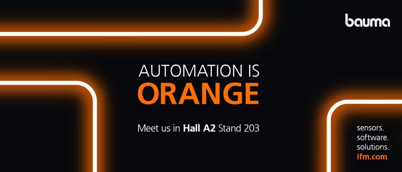  bauma 2025 in Munich - ifm Motiv 