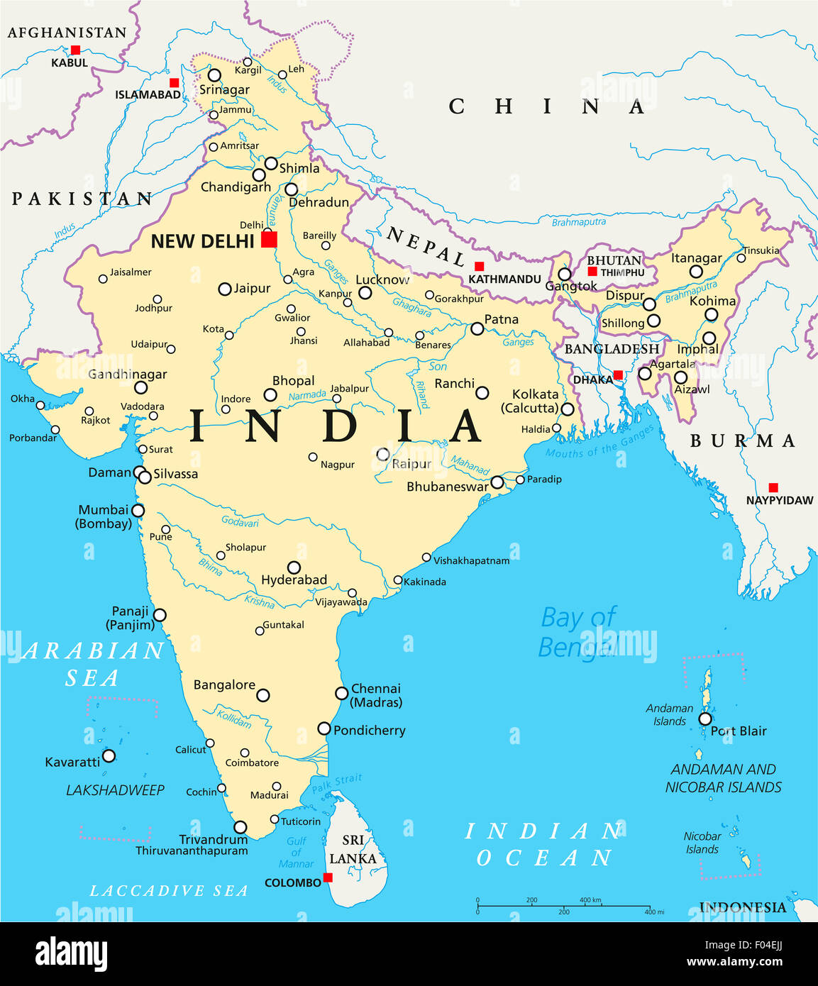  World Maps Library - Complete Resources: India River Maps Images Illustration 