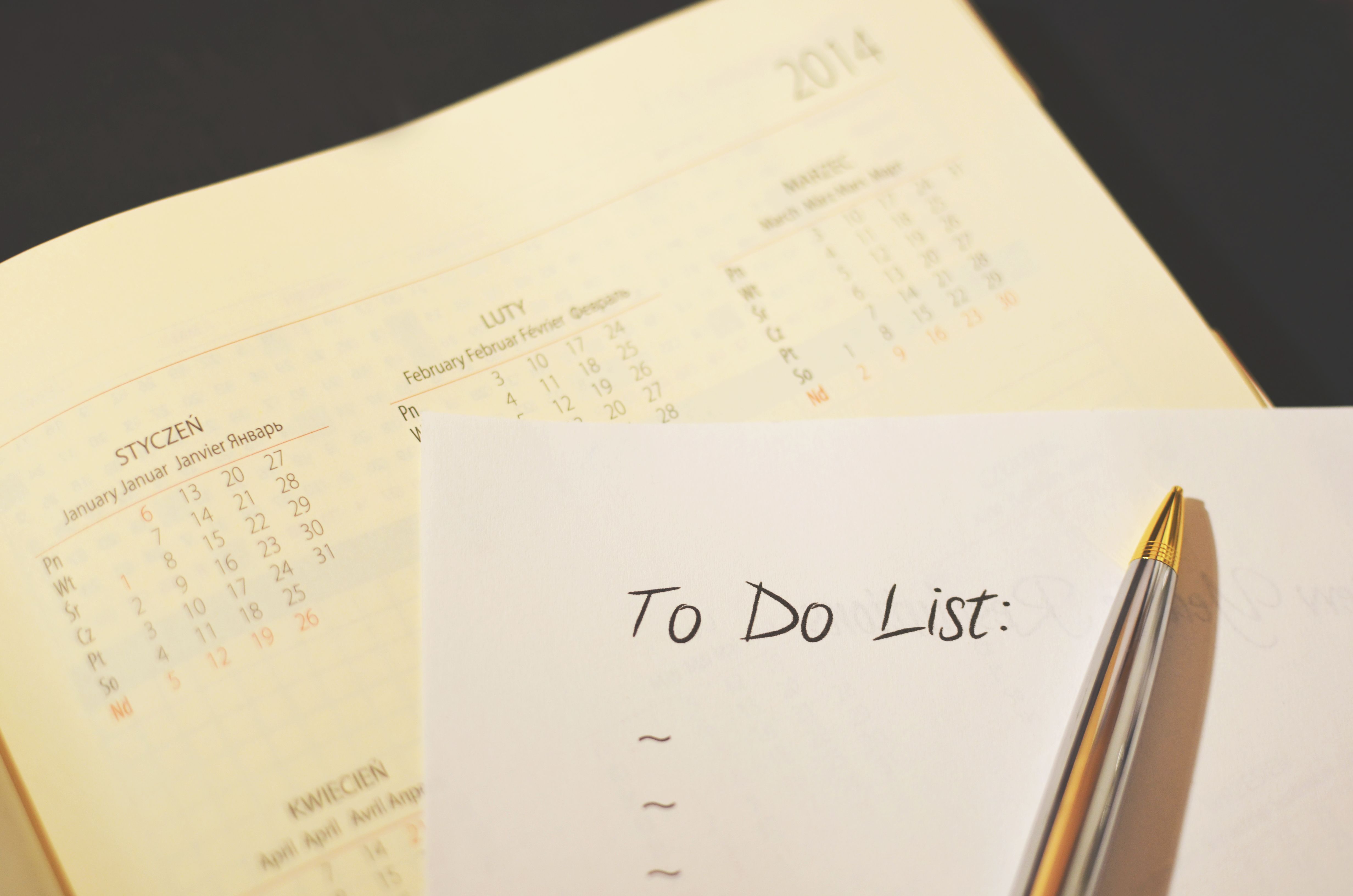  Foto zu Pen on to Do List Paper · Free Stock Photo 