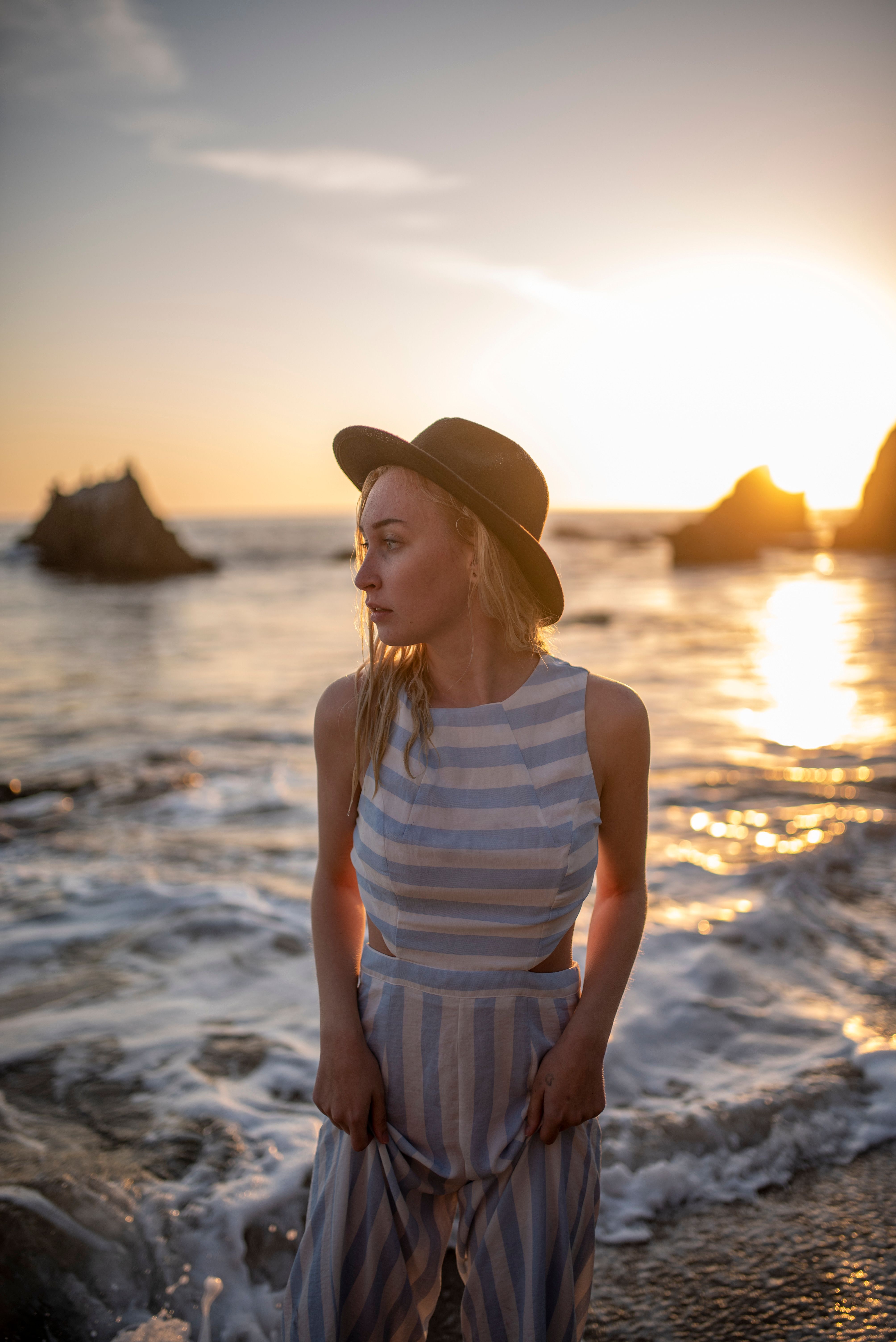 Beautiful Woman on Beach · Free Stock Photo