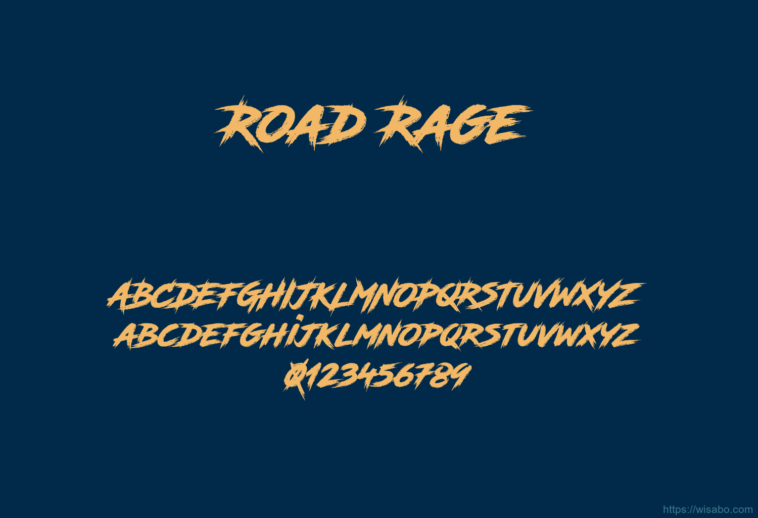 Road Rage Font Free Download [ttf - otf] 