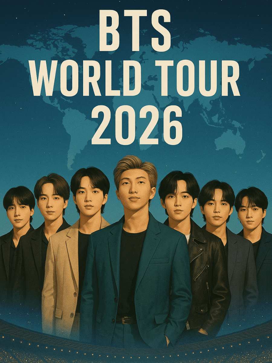  BTS World Tour 2026 Country List: Tour Dates & Tickets Illustration 