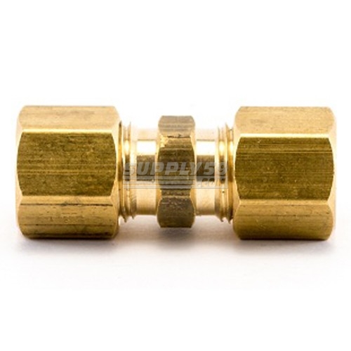  Foto zu 3/8″ Brass Compression Union – Supply59 