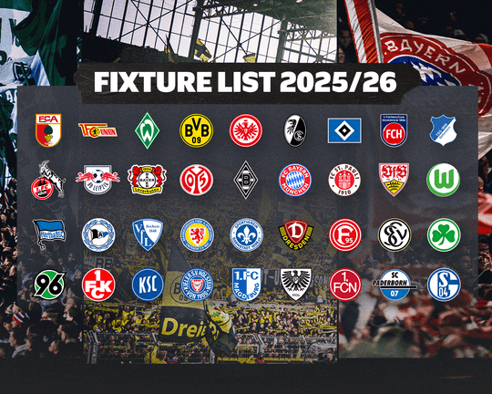  2025/26 Bundesliga and Bundesliga 2 fixtures lists revealed 