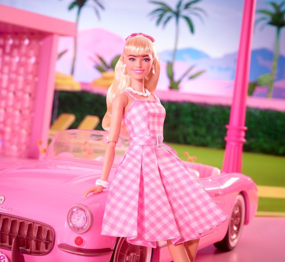  Barbie stars Margot Robbie, Issa Rae and Simu Liu… Motiv 