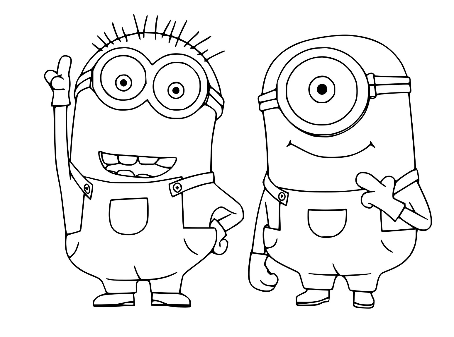  Minions Coloring Pages (48 Printable Sheets, Simple to Draw, Easy for Motiv 