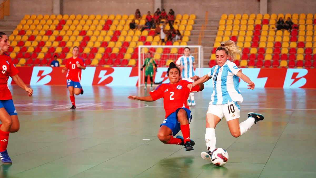  Buen debut de la Selección argentina de futsal femenino en la Copa 