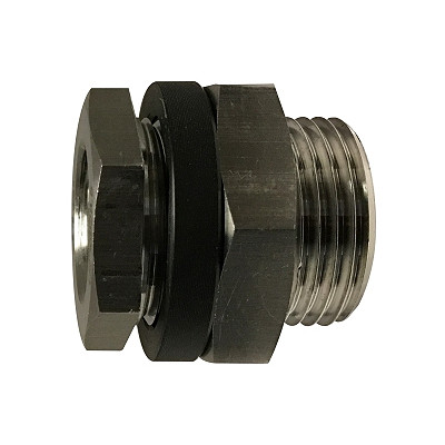  Stainless Steel Bulkhead Fittings - 3/8" FIP Bulkhead Illustration 