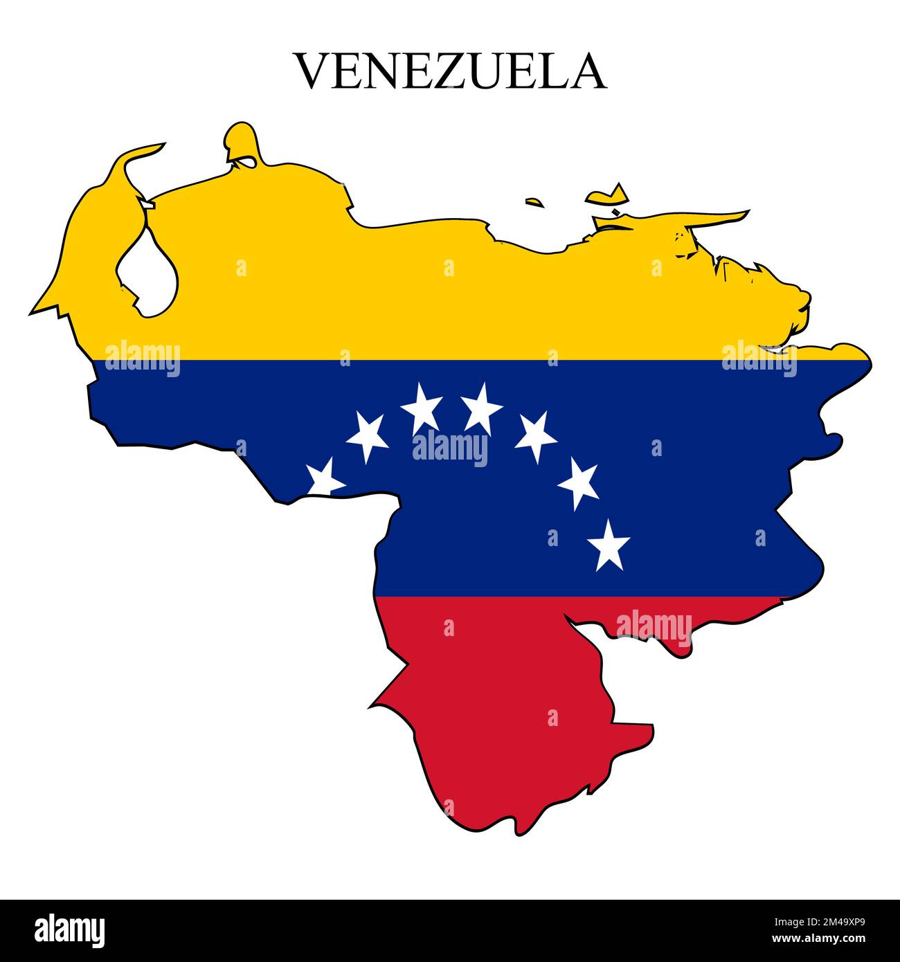  Venezuela map vector illustration. Global economy. Famous country Bildidee 