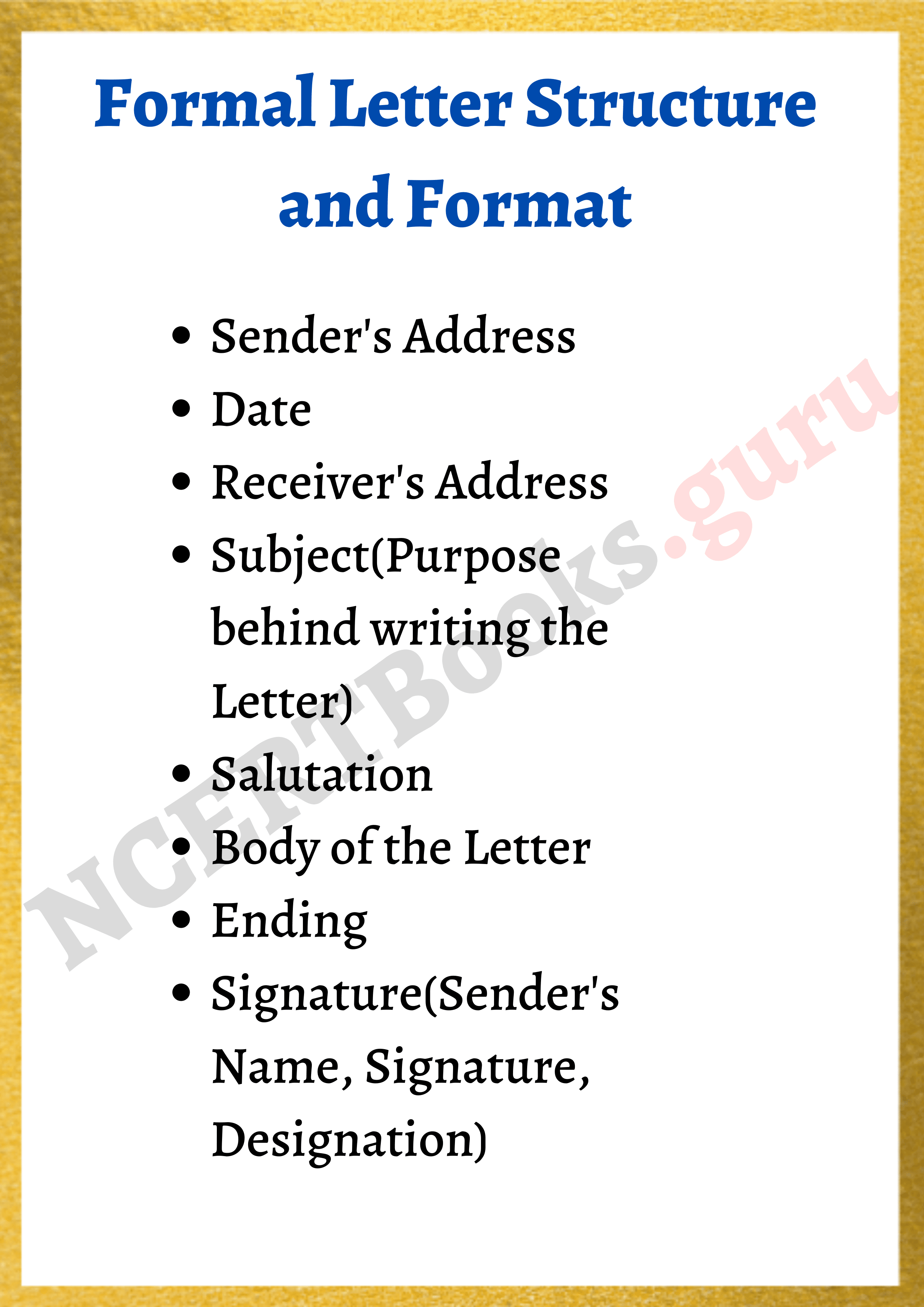  Foto zu How To Write A Formal Letter Format at Jennie Wilson blog 