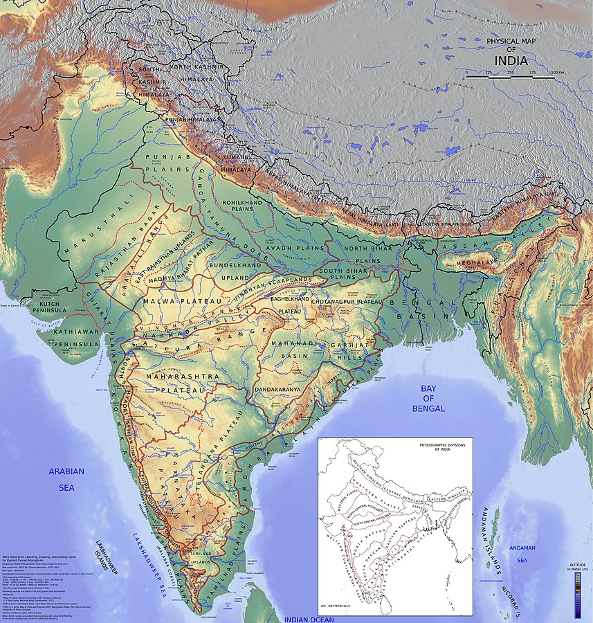  Plateaus in India, Types, Formation and Importance Illustration 
