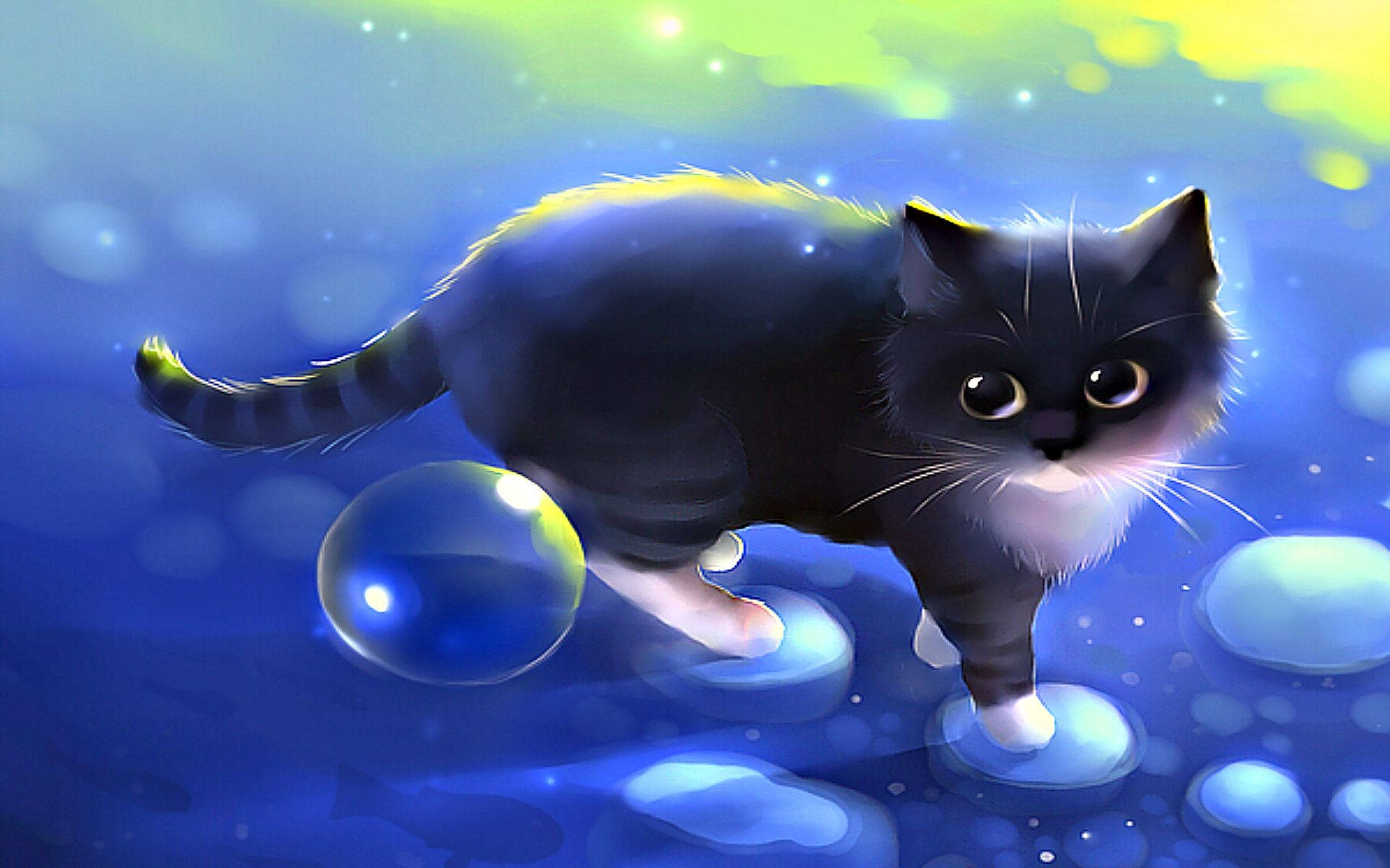 [200+] Cat Art Wallpapers 