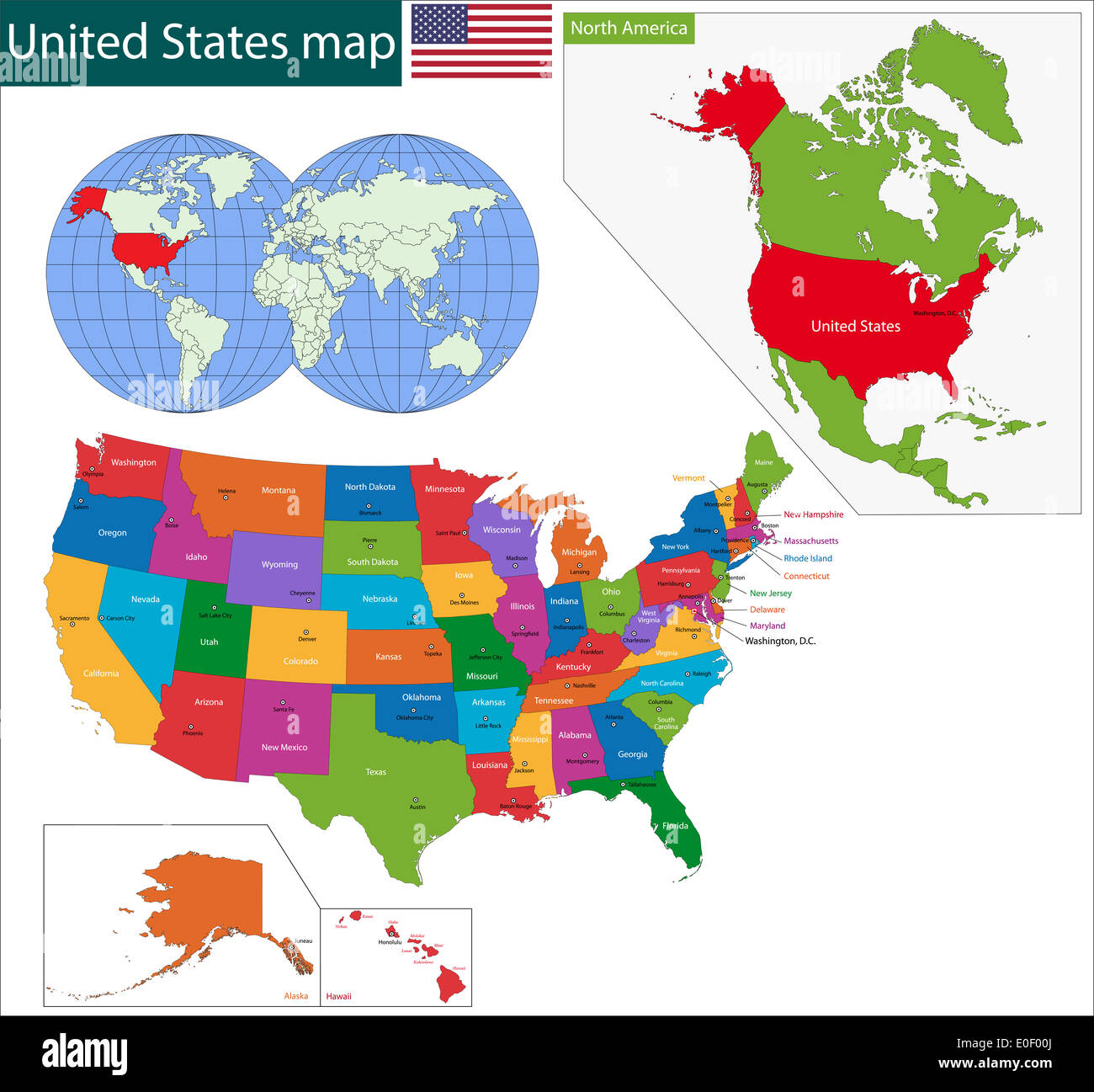  Foto zu Usa map hi-res stock photography and images - Alamy 