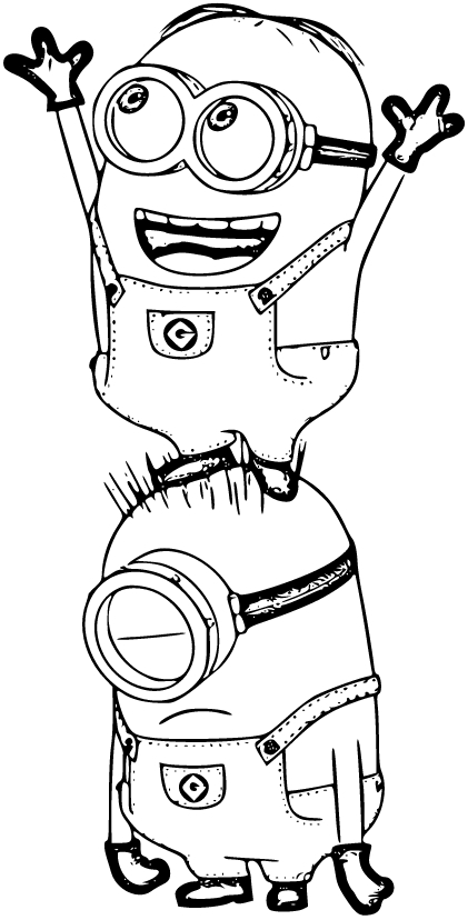  Minions Coloring Pages (48 Printable Sheets, Simple to Draw, Easy for 