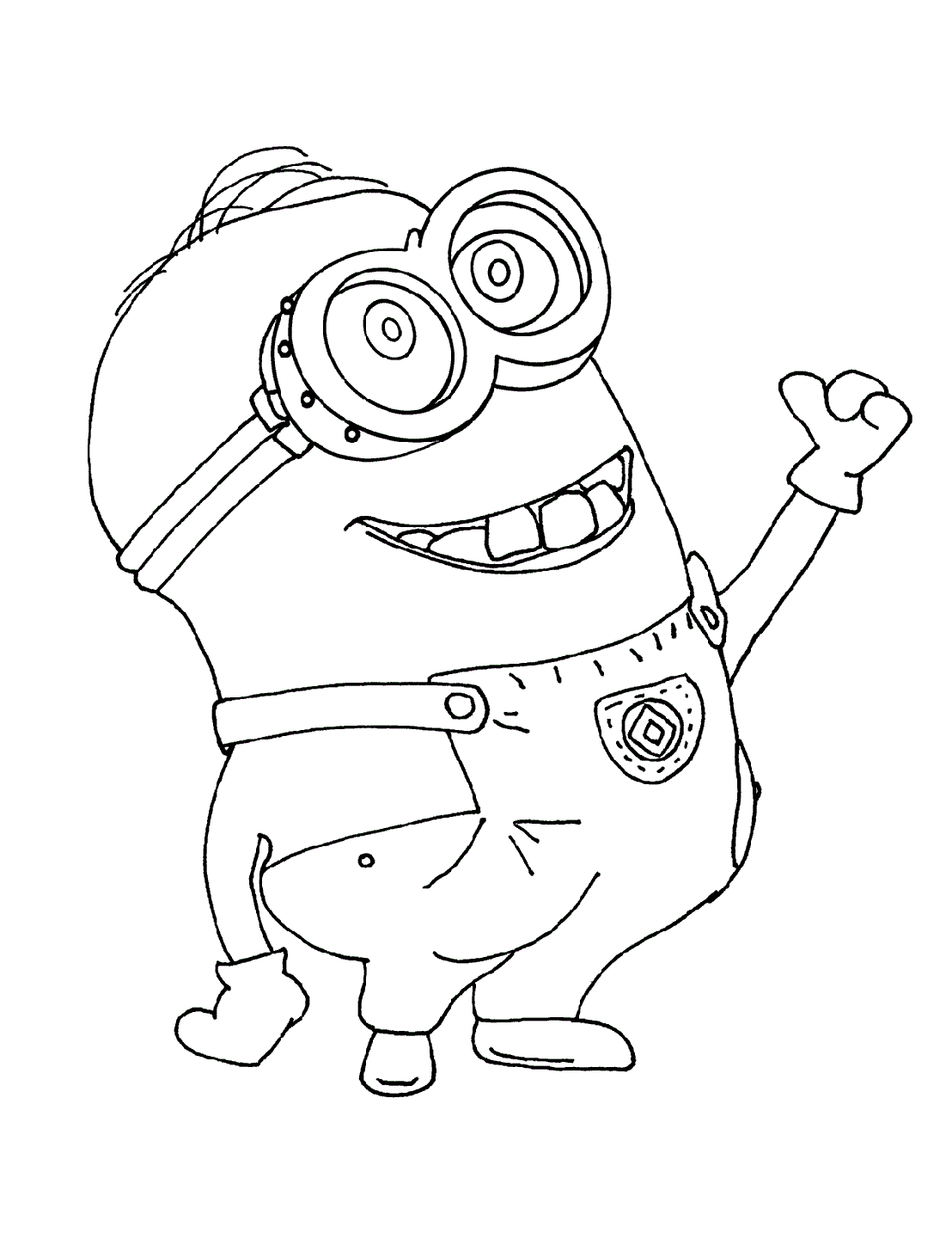  To print minion coloring pages from “Despicable Me” for free Motiv 