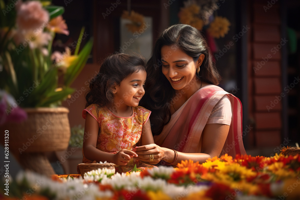 1/4 Inch 304 Stainless Cam Follower Bearing Din Standard Traditionally Dressed Indian Ethnic Mother And Daughter Making