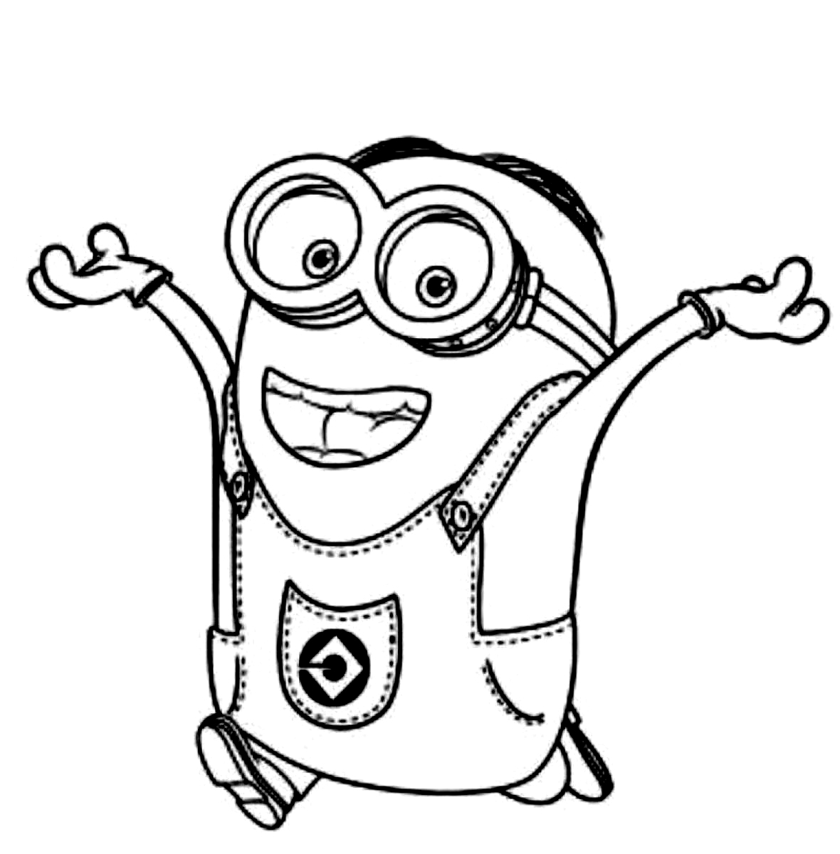  Minions Coloring Page Bildidee 