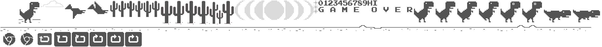  Chrome Dino Game Online – Play T-Rex Runner & Olympic Variants Illustration 