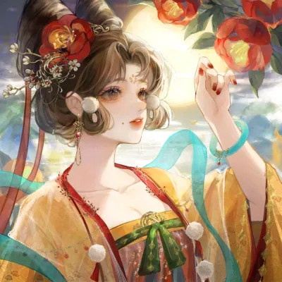 Images Of The Alphabet 神仙手绘闺蜜头像古风动漫(2)-闺蜜女生头像图片-图很美