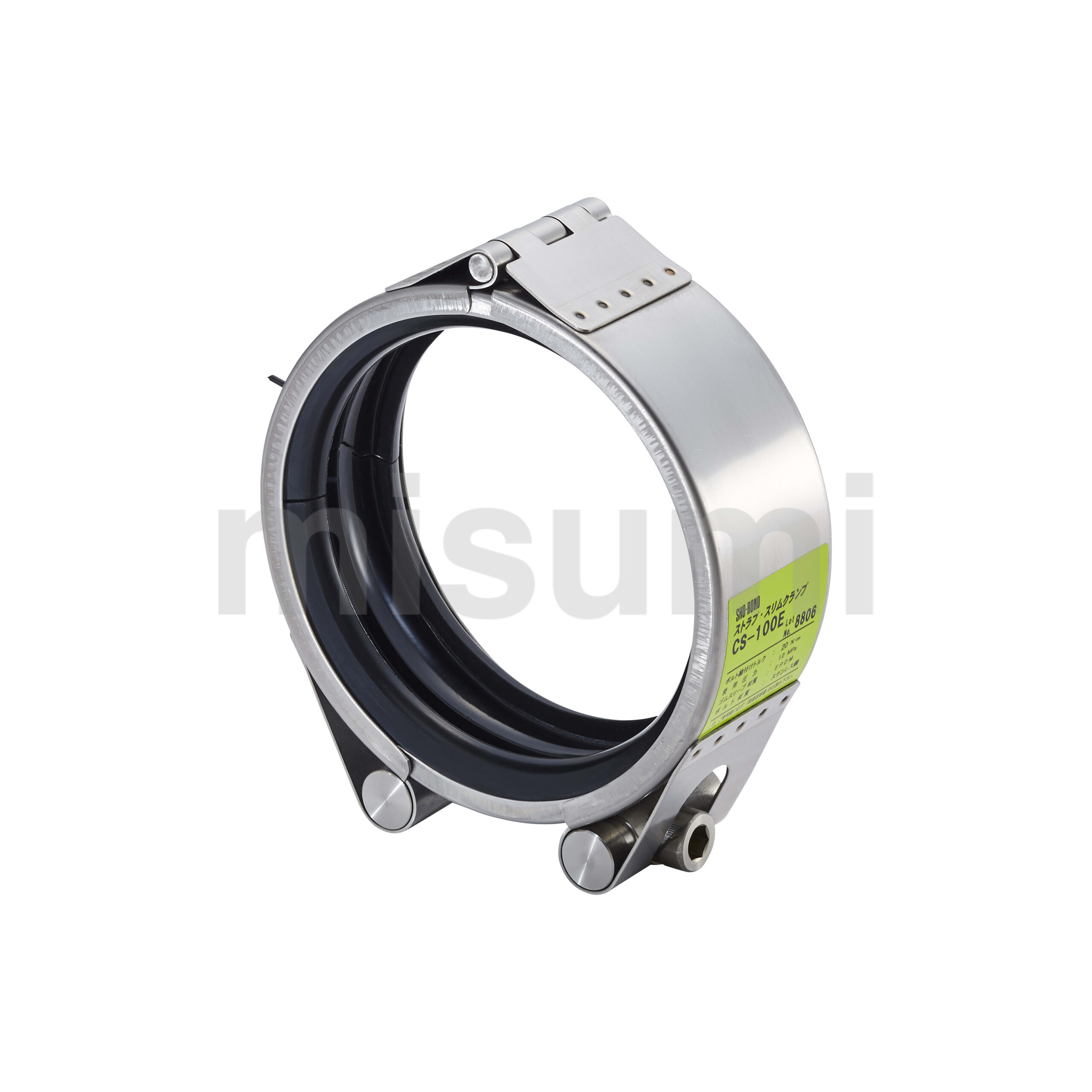 1/4 Inch Alloy Steel Roller Bearing Part Number ストラブ・スリムクランプ Csタイプ[ステンレスボルト]（シート：nbr）