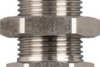 3/8 Inch Zinc Plated Bulkhead Fitting Thread Chart 1 8 Npt Stainless Steel bulkhead fittings 1 Swagelok Stainless Steel