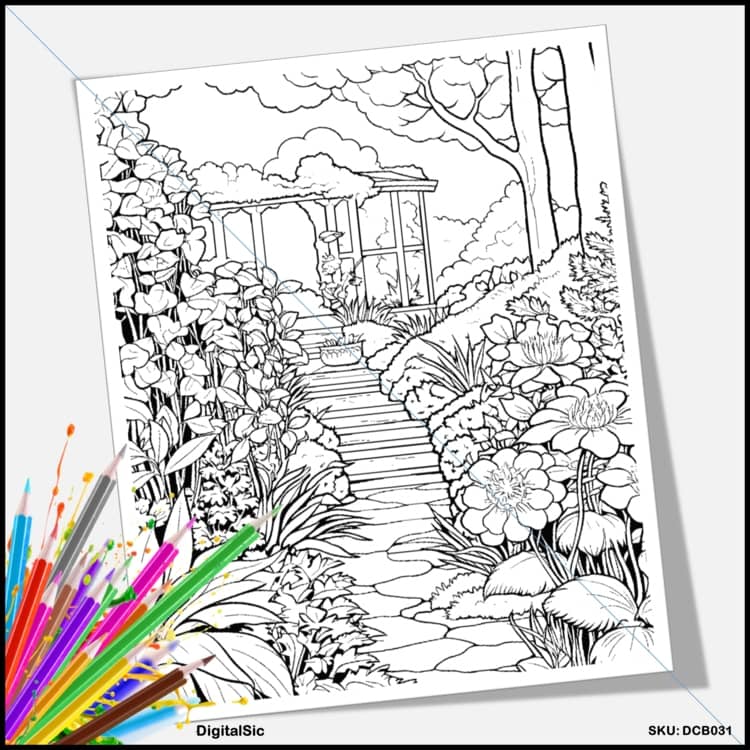  Foto zu GARDEN Coloring Pages, 400+ Printable Coloring Activity Worksheet 