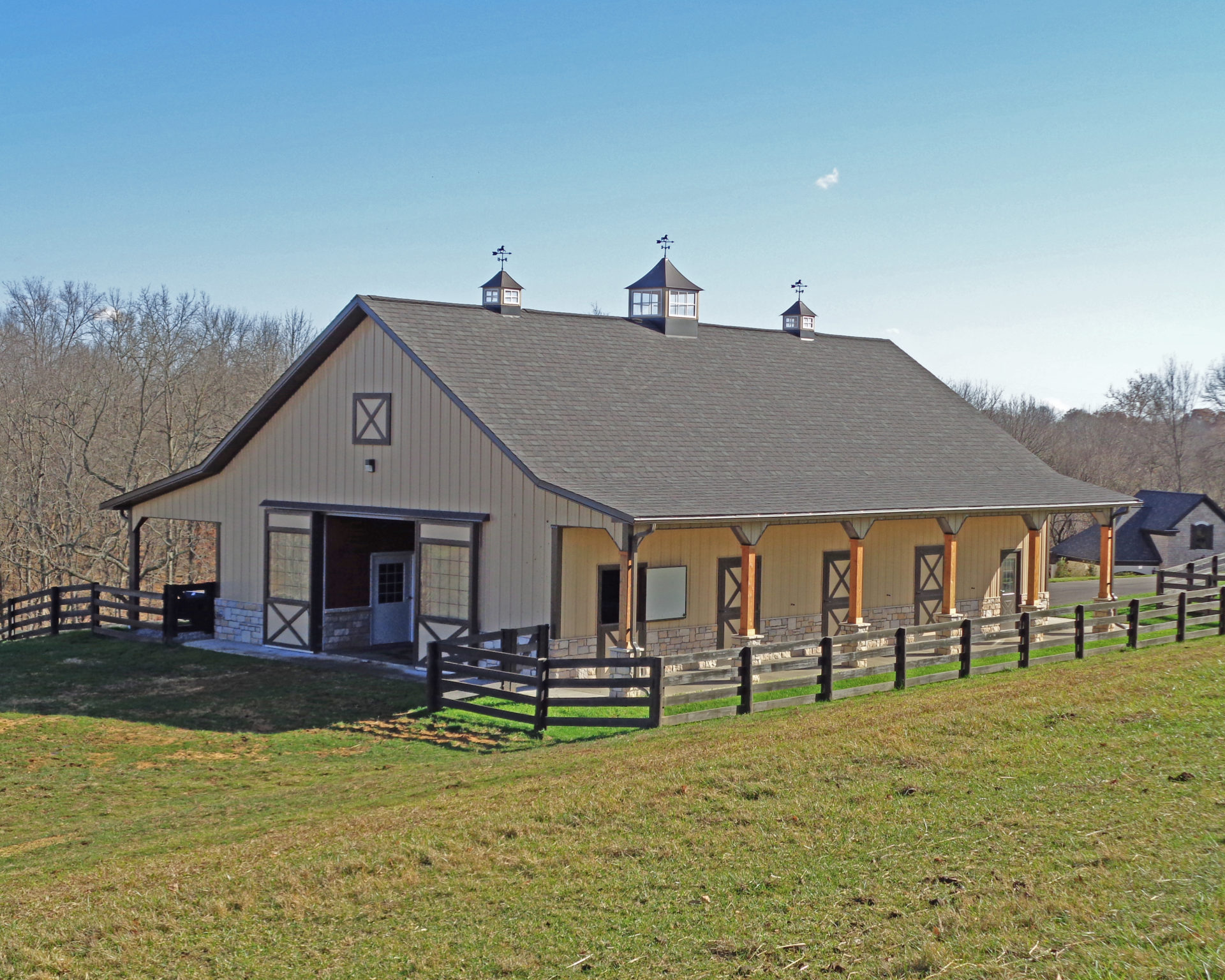  6 Stall Horse Barn Designs Motiv 