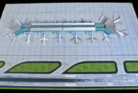 Cut And Paste Pattern Worksheets Geminijets 1:400 Deluxe Airport Terminal + Airport Mat (bundle