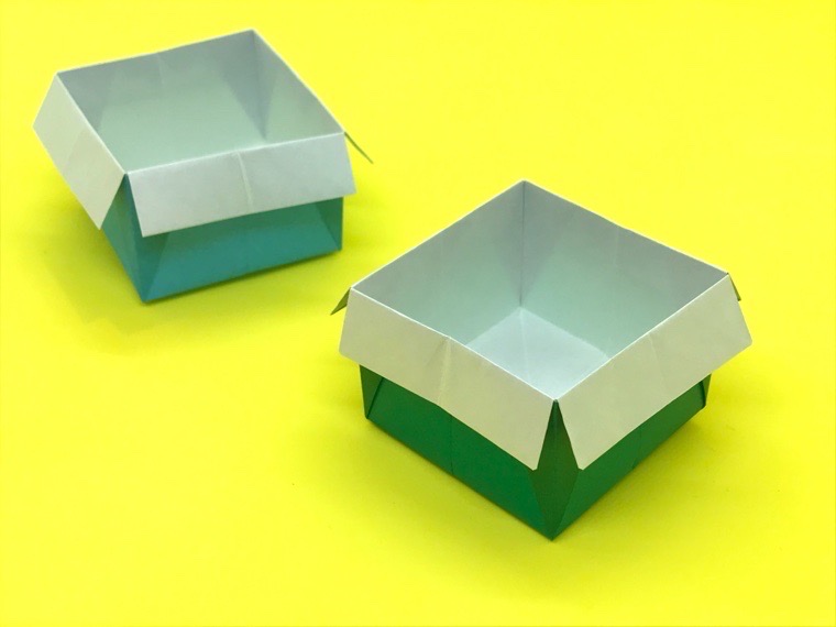  折り紙 箱（はこ）の簡単な作り方～How to make an easy origami box～｜簡単折り紙教室 Motiv 
