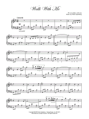 Ultimate Workspace Smart Home Free In USA "walk With Me" Sheet Music