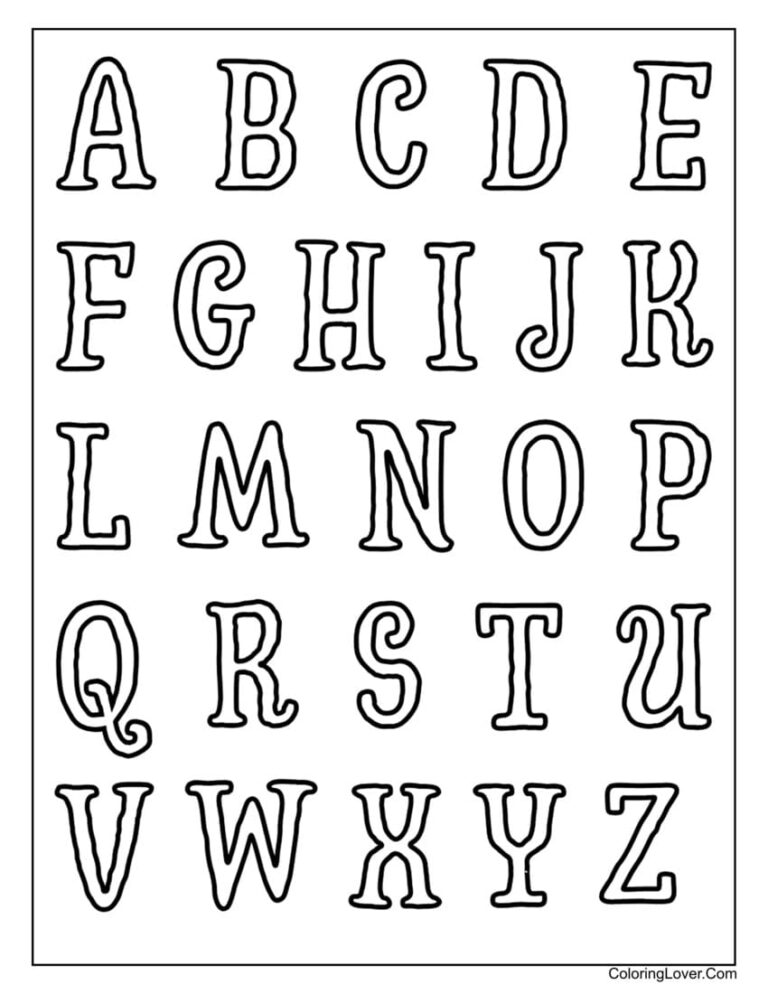 Kids Activity Sheets For Boys Alphabet Coloring Pages Uppercase Letters
