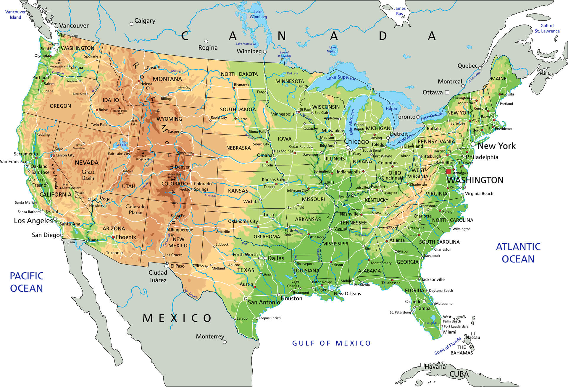 Us Vs Paraguay 2026 Score – Geographical map of united states united states map the