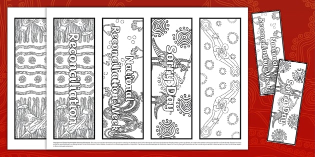 Free Printable Classroom Supply Labels National Reconciliation Week Mindfulness Bookmarks