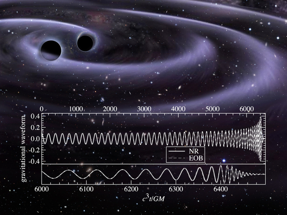  Newly dedicated observatory to search for gravitational waves Illustration 