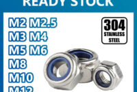 M3 304 Stainless Nylon Lock Nut Weight 100 X M3 Stainless Steel 304 A2 Hex Nyloc Nut 3mm Nylon Insert Lock M3 304 Stainless Nylon Lock Nut Weight 100 X M3 Stainless Steel 304 A2 Hex Nyloc Nut 3mm Nylon Insert Lock