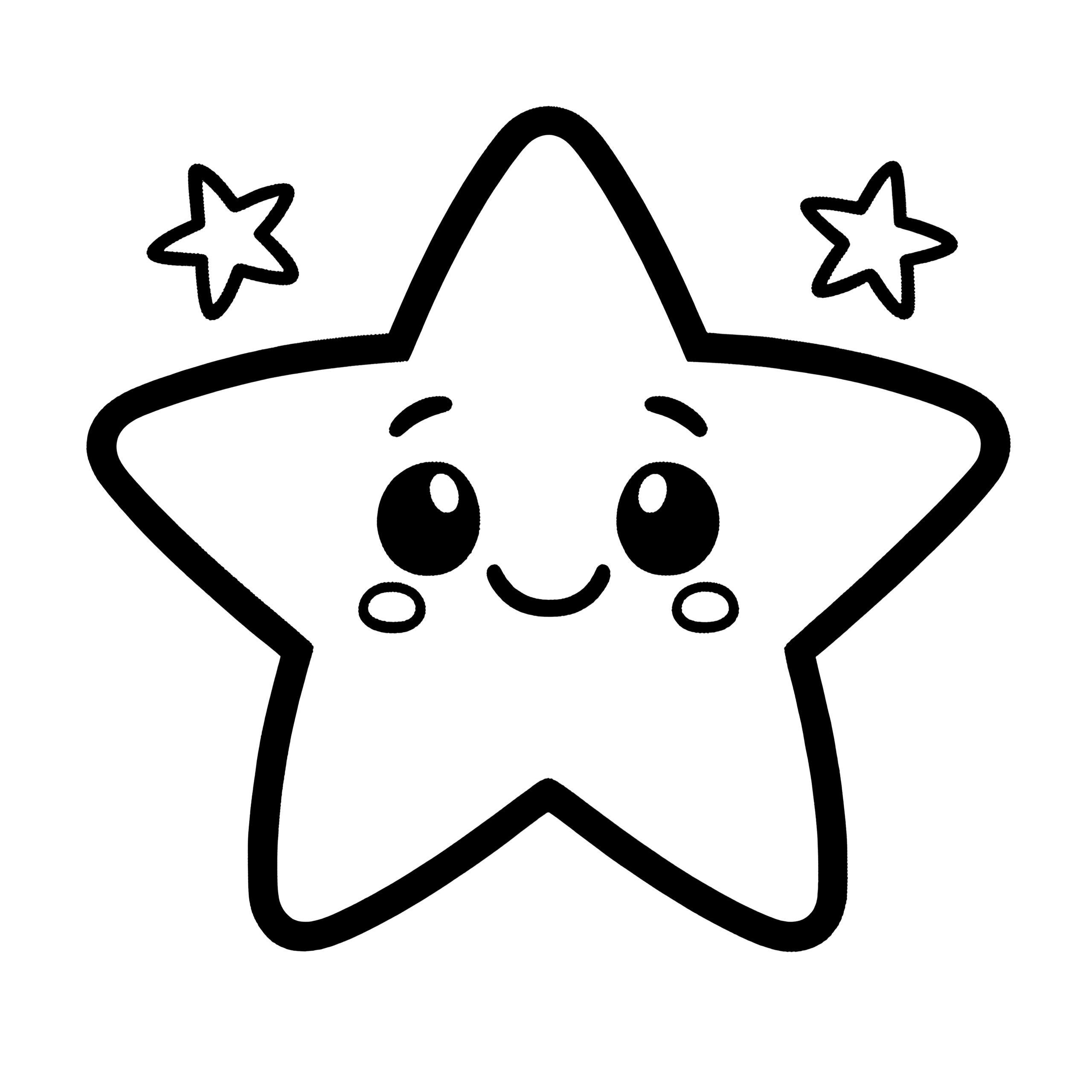 Tiger Face Clip Art Dibujo De Estrella Para Colorear Sencillo Para Escuela Primaria Y