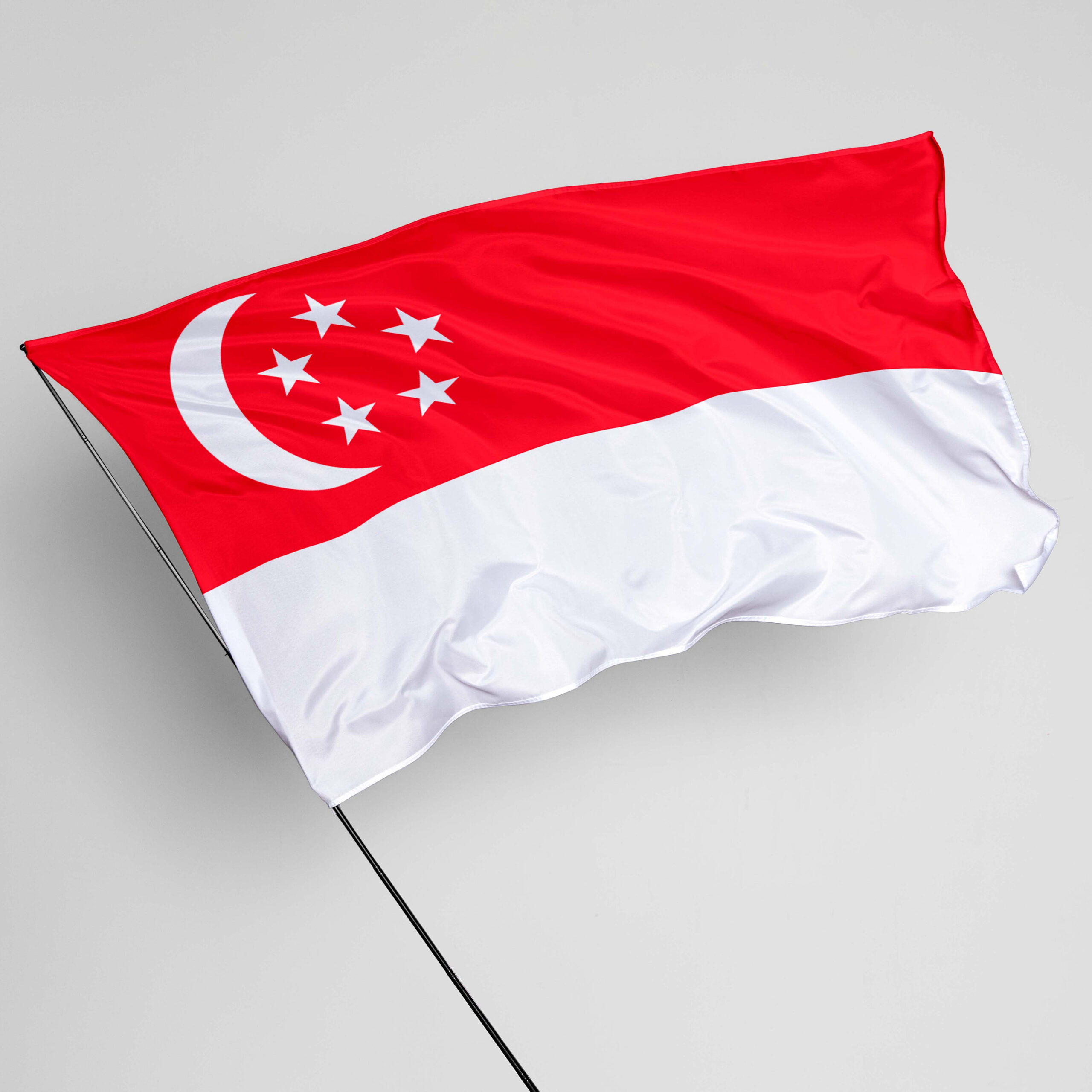 3/8 Inch Galvanized Hydraulic Fitting Compatibility Flag Of Singapore Singapore National Flag Table Flag