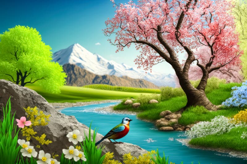 Phonics Teaching Tool Bird Mountain River Branch Stock Illustrations – 138 Bird Mountain …