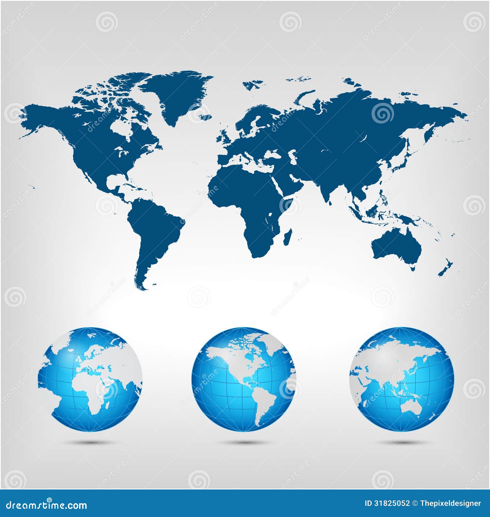  Foto zu World map. Globe. stock vector. Illustration of ball - 31825052 
