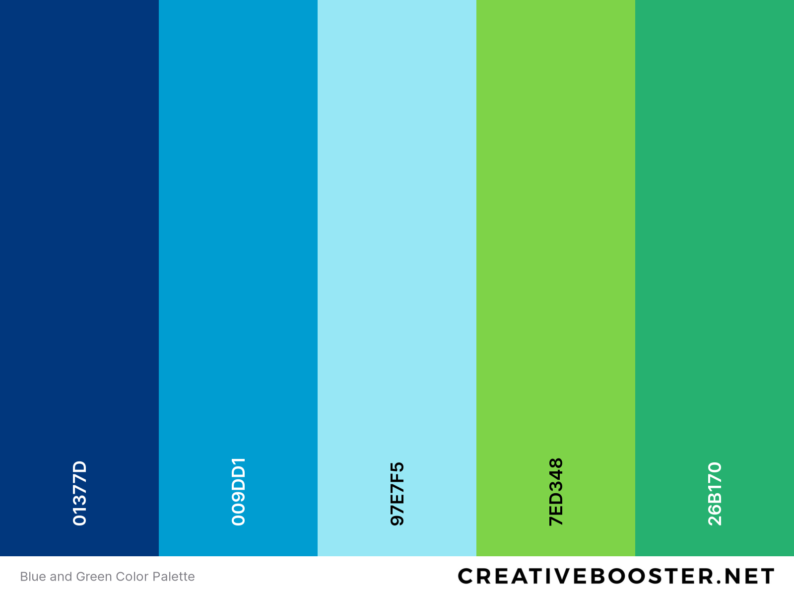  27 Best Blue Color Palettes with Names & Hex Codes – CreativeBooster 