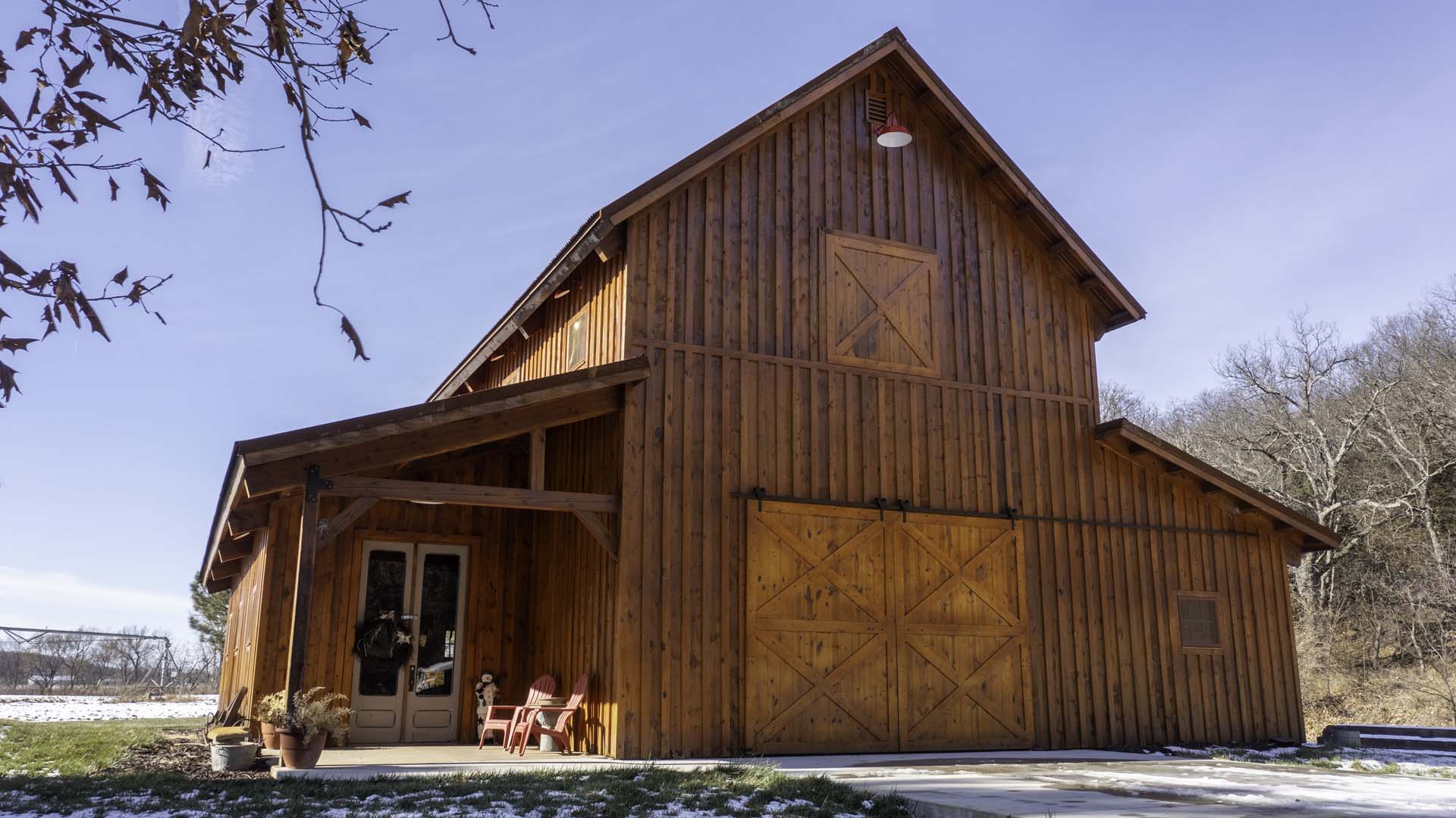  Barn Kit with Loft Living: Entertain in Style - Legacy Post and Beam Illustration 